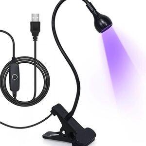 Flexible Black LED Clip-On gel nail light